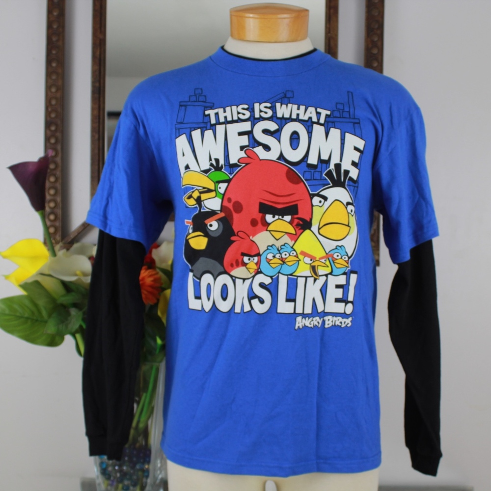 Fifth Sun Angry Birds Long Sleeve Tee - Stylish & Cozy